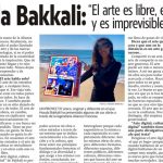 Houda Bakkali: “El arte es libre, es ilimitado y es imprevisible”